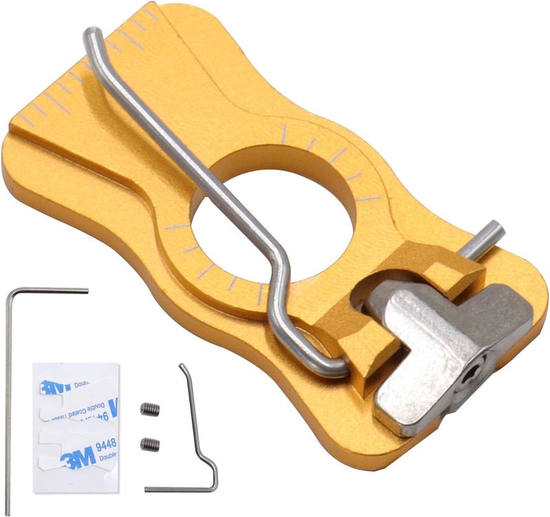 HANDBAIGE Archery Arrow Rest and Cushion Plunger Aluminum Magnetic Arrow Rest Adjustable Bow Plunger with Pressure Button for Recurve Bow Longbow - Image 1